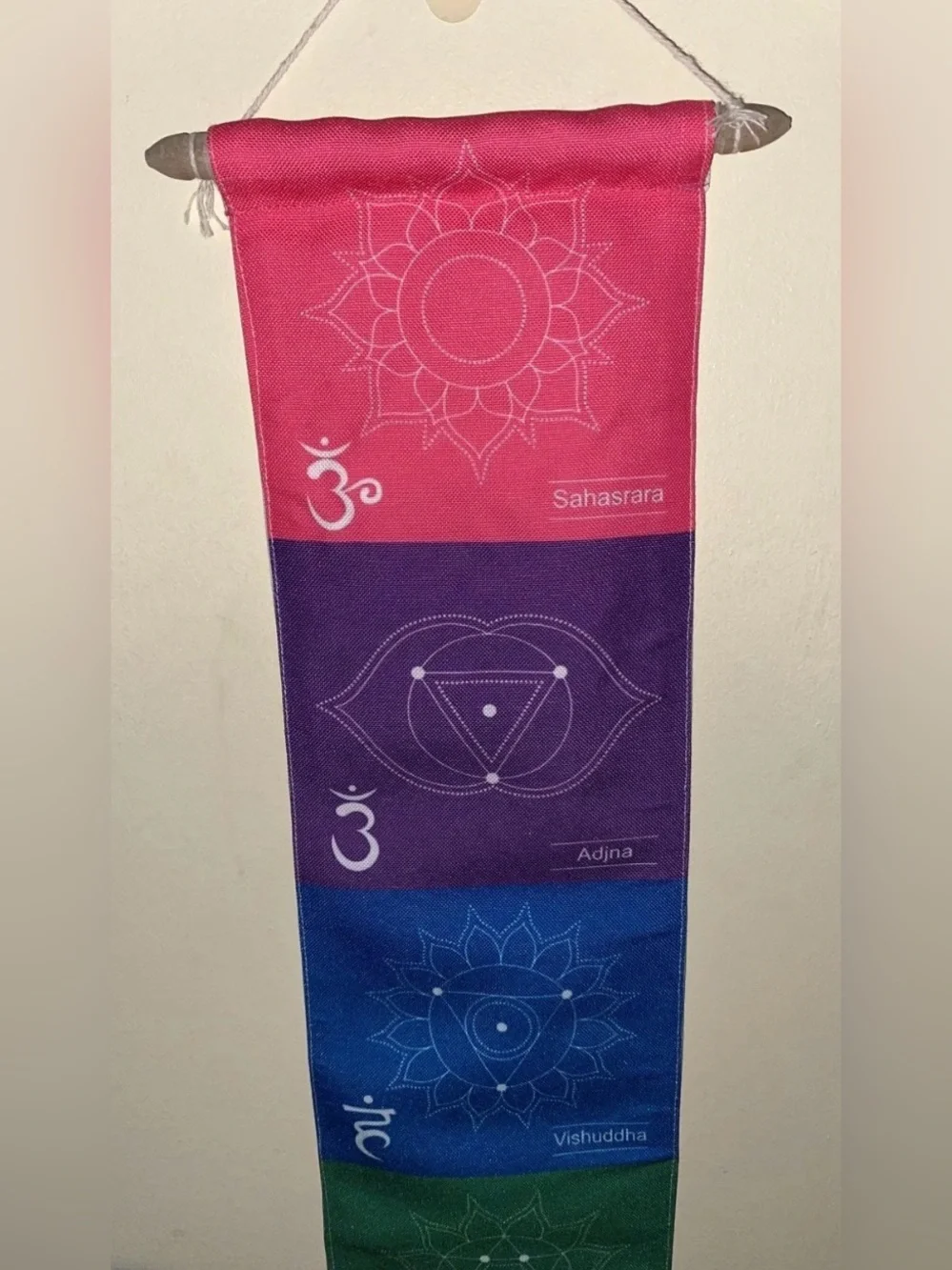 NEW 7 Chakra Wall Hanging Scroller 40
